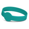 Maxi Silicone Bands - Debossed teal